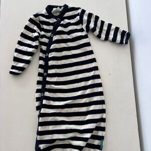 Parade Organic Sleep gown gender neutral striped sleep sack 3-6 months